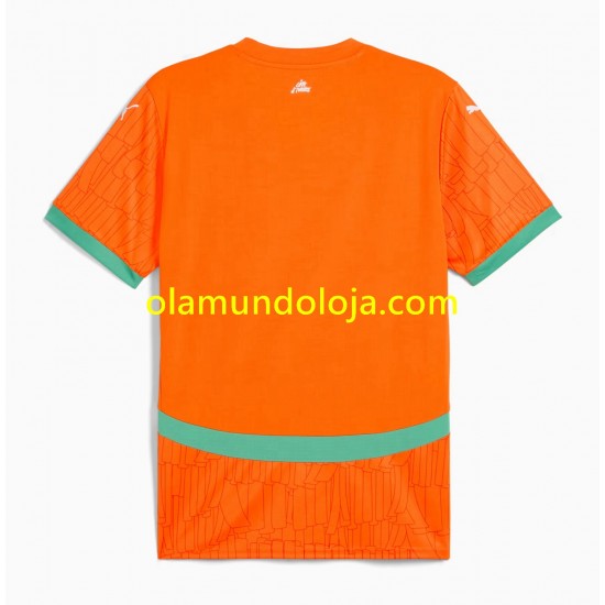 Camisola Costa do Marfim Homem Equipamento Primeiro 2025 Manga Curta